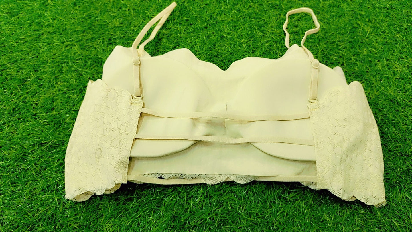 Fancy Net Half Cut Bra