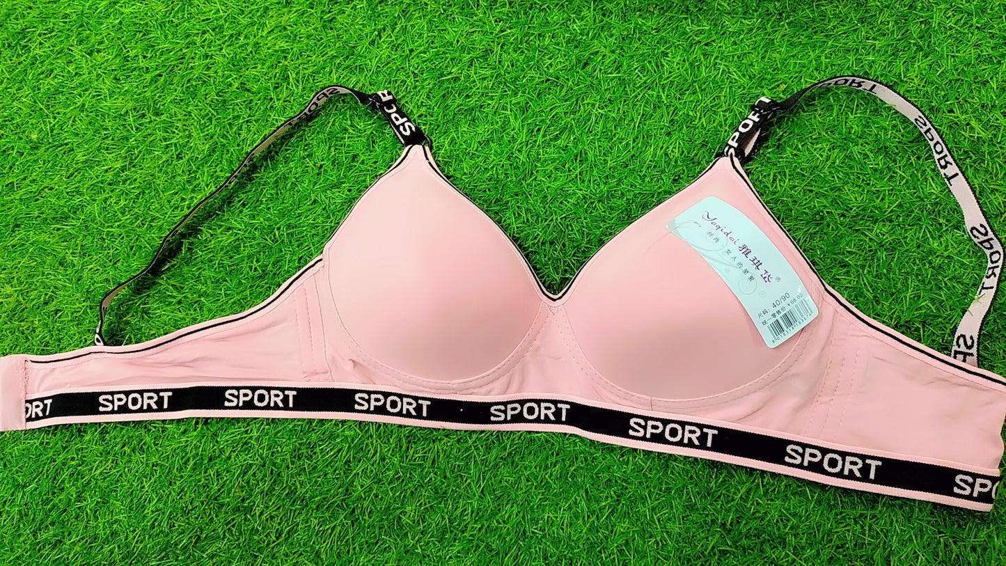 Sports Ladies Soft Padded With Foam Bra