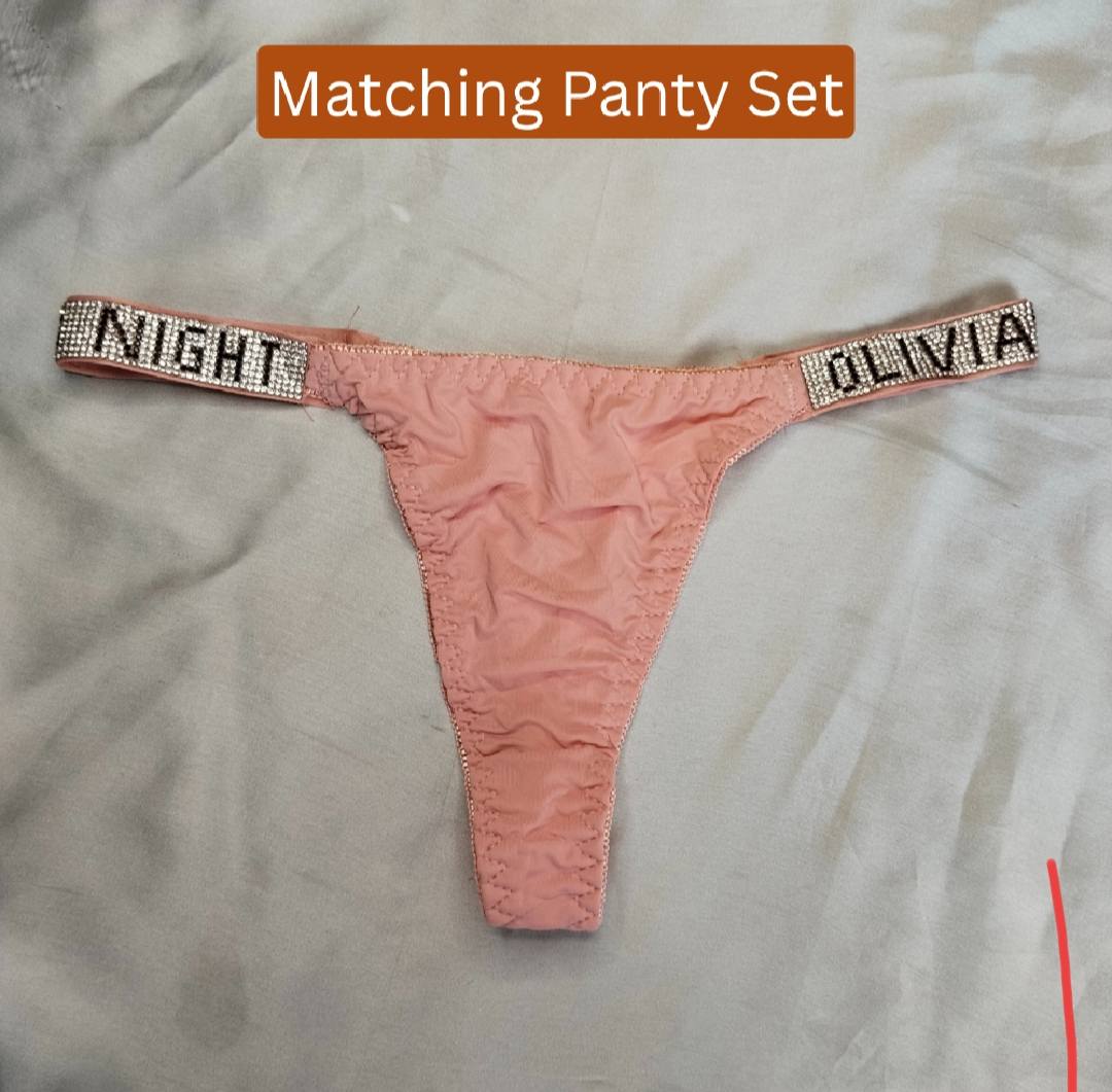 Matching Fancy Panty Set With Padded-Bra