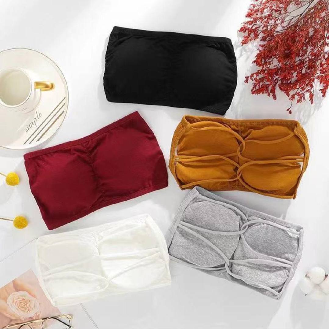 Fancy Strapless Free Size Bra With Comfortable Pad